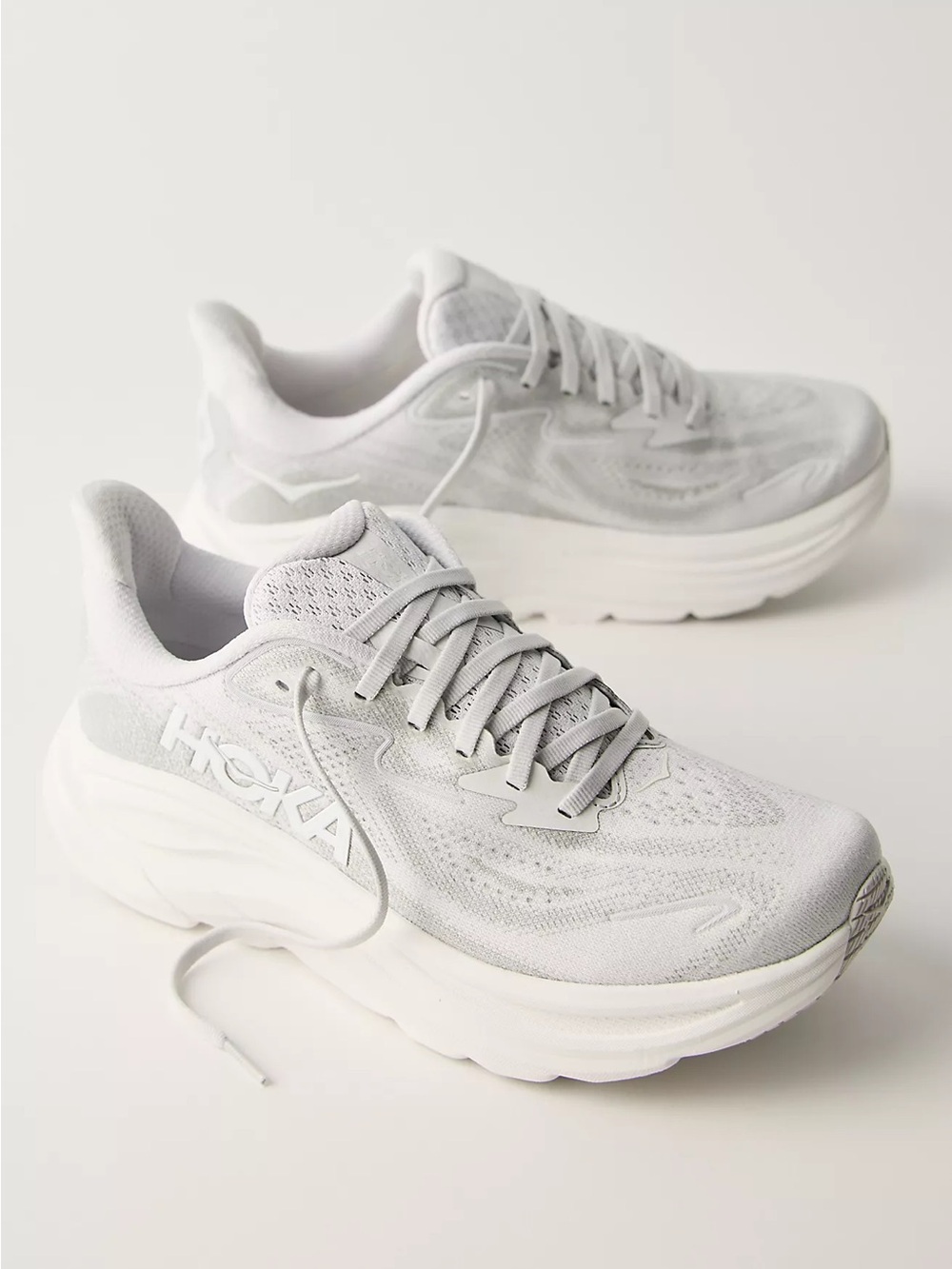 New Hoka Clifton 10 Sneakers Cosmic Grey Stardust